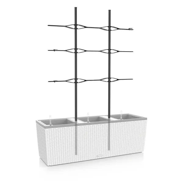 LECHUZA®-Rankgitter für TRIO 40 Schwarz - ohne Gefäß