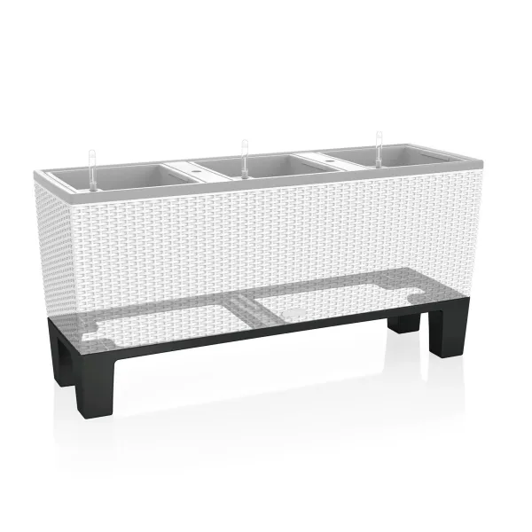 LECHUZA® Zubehör Sockel für TRIO Cottage 40 Schwarz - ohne Gefäß