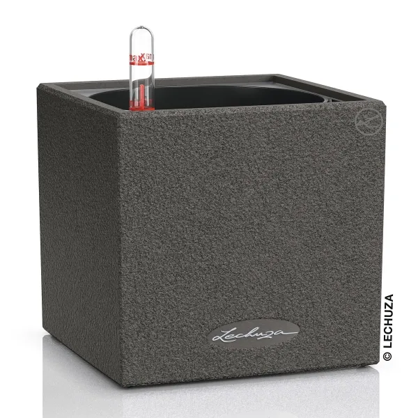 LECHUZA® Tischgefäße CANTO Stone 14 Graphitschwarz LECHUZA® Tischgefäße CANTO Stone 14 Graphitschwarz