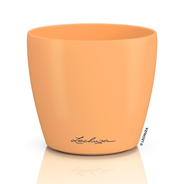 LECHUZA® Übertopf CLASSICO Color DECO 10 Papaya apricot Ø 11 cm - Kunststoff