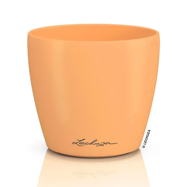 LECHUZA® Übertopf CLASSICO Color DECO 10 Papaya apricot Ø 11 cm - Kunststoff LECHUZA® Übertopf CLASSICO Color DECO 10 Papaya apricot Ø 11 cm - Kunststoff