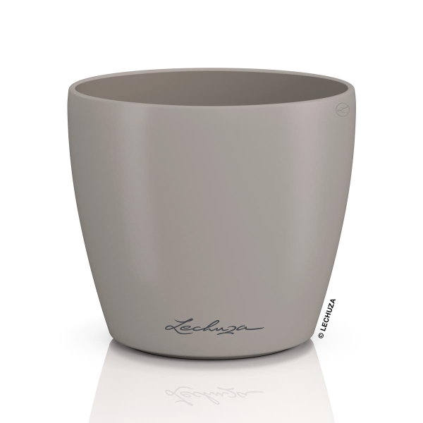 LECHUZA® Übertopf CLASSICO Color DECO 10 Sandbraun Ø 11 cm - Kunststoff