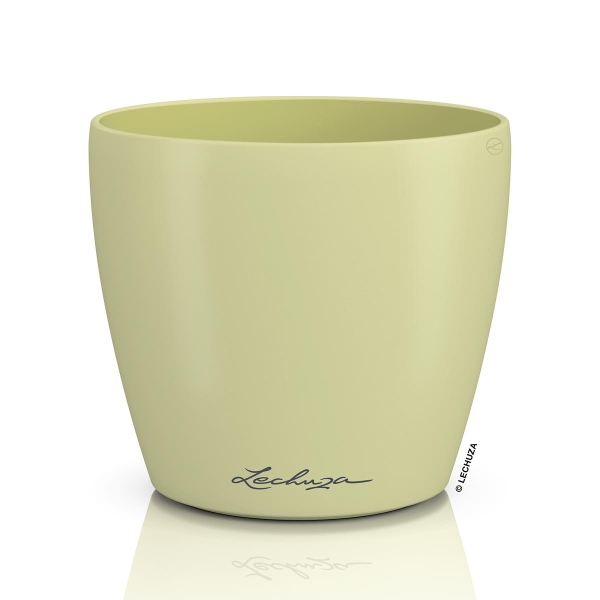 LECHUZA® Übertopf CLASSICO Color DECO 12 Linde pastellgrün Ø 13 cm - Kunststoff