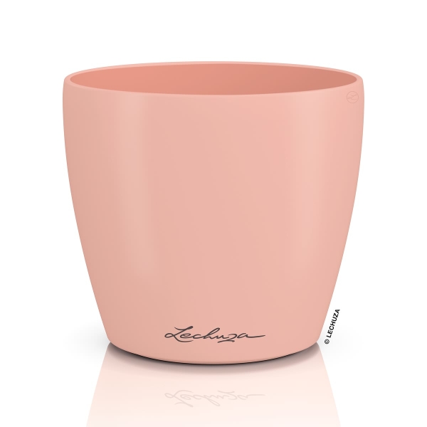 LECHUZA® Übertopf CLASSICO Color DECO 12 Magnolie lachsrosa Ø 13 cm - Kunststoff