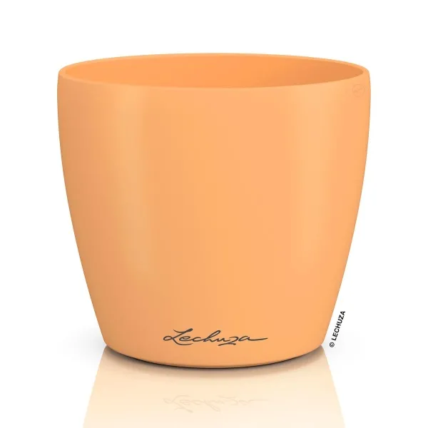 LECHUZA® Übertopf CLASSICO Color DECO 12 Papaya apricot Ø 13 cm - Kunststoff LECHUZA® Übertopf CLASSICO Color DECO 12 Papaya apricot Ø 13 cm - Kunststoff