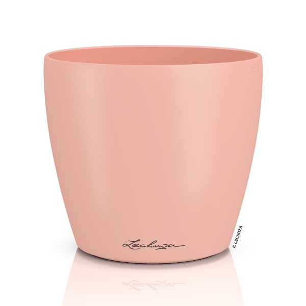 LECHUZA® Übertopf CLASSICO Color DECO 14 Magnolie lachsrosa Ø 15 cm - Kunststoff