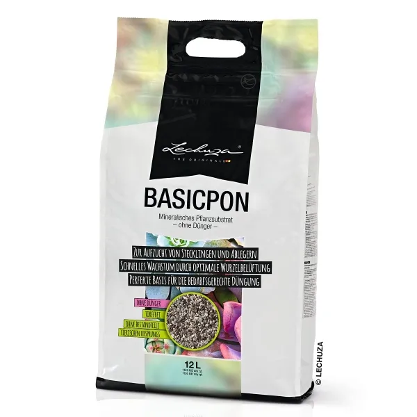 LECHUZA® Zubehör BASICPON ungedüngt volumenstabil & troffrei - 12 Liter