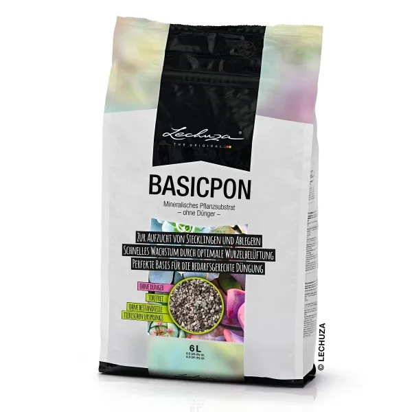 LECHUZA® Zubehör BASICPON ungedüngt volumenstabil & troffrei - 6 Liter