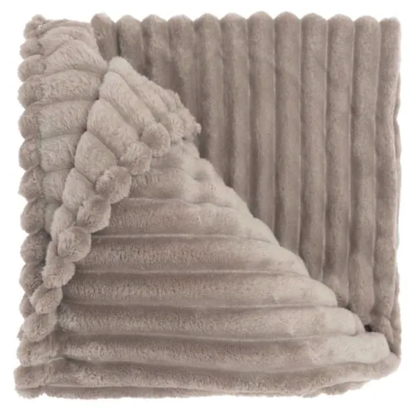 Lemetex UNIQUE Living® Decke Lex 150 cm x 200 cm taupe Lemetex UNIQUE Living® Decke Lex 150 cm x 200 cm taupe