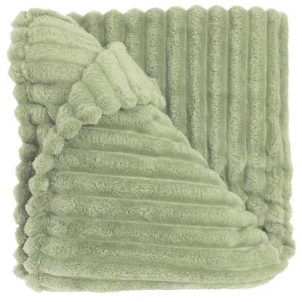 Lemetex UNIQUE Living® Decke Lex 150 cm x 200 cm tea green