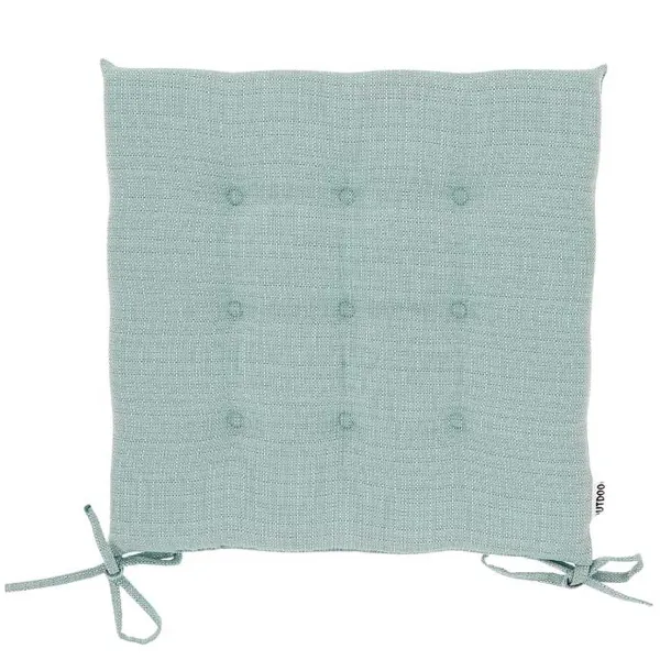 Lemetex UNIQUE Living® Deko-Kissen Chairpad Bliss outdoor 40 cm x 40 cm x 3 cm aqua blue Lemetex UNIQUE Living® Deko-Kissen Chairpad Bliss outdoor 40 cm x 40 cm x 3 cm aqua blue