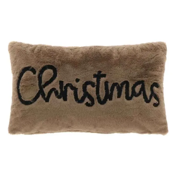 Lemetex UNIQUE Living® Kissen Christmas Taupe 30 x 50 cm - Polyester Lemetex UNIQUE Living® Kissen Christmas Taupe 30 x 50 cm - Polyester