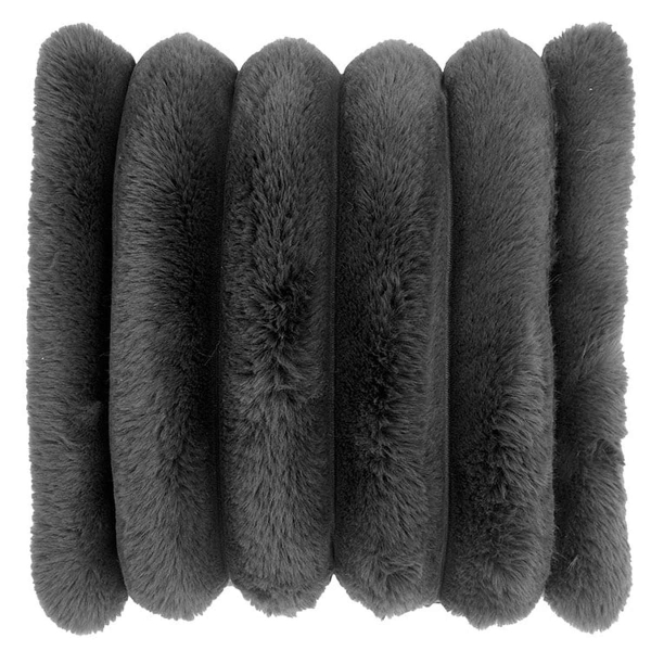 Lemetex UNIQUE Living® Kissen Liebe Dark Grey dunkelgrau 45  x 45 cm - Polyester