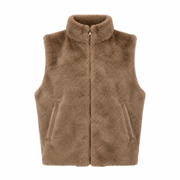 Lemetex UNIQUE Living® Weste Kiki taupe - Größe S/M