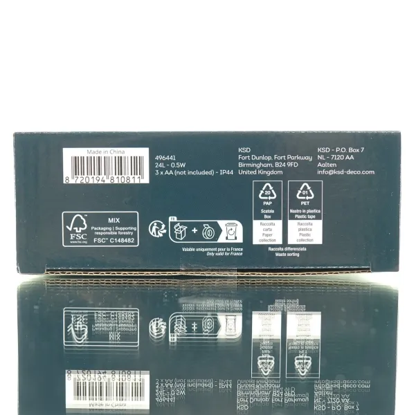Lumineo Batterie LED Lichterkette grün 8 Funktionen 1,75 Meter 24 Lichter - warmweiß