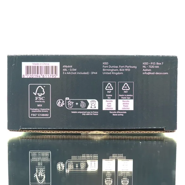 Lumineo Batterie LED Lichterkette grün 8 Funktionen 3,5 Meter 48 Lichter - warmweiß