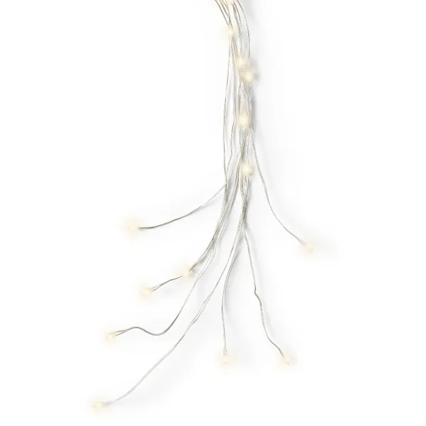 Lumineo Batterie Micro-LED Lichterbündel 80 cm 60 Lichter - warmweiß