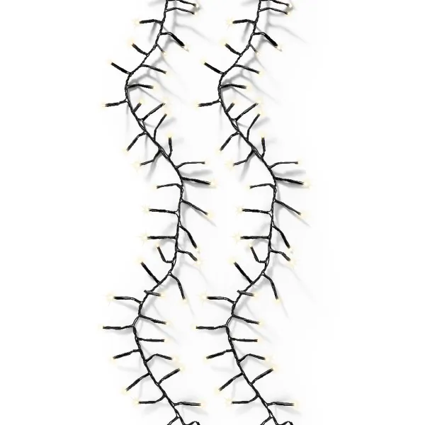 Lumineo LED Lichterkette Excellent Twinkle schwarz 15 Meter 960 Lichter - warmweiß