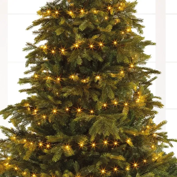Lumineo LED Lichterkette Basic 600 cm 80 Lichter klassisch warm