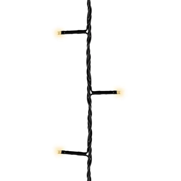 Lumineo LED Lichterkette Basic schwarz 36 Meter 480 Lichter - warmweiß