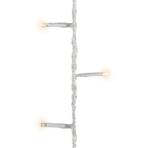 Lumineo LED Lichterkette Basic transparent 3 Meter 40 Lichter - warmweiß