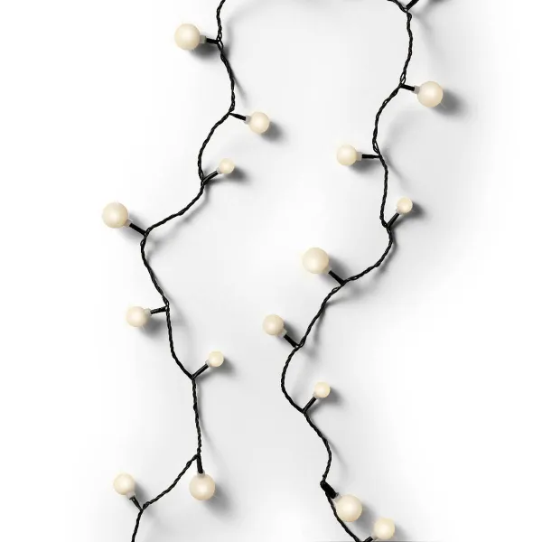 Lumineo LED Lichterkette Cherry 3 sizes schwarz 9 Meter 120 Lichter - warmweiß