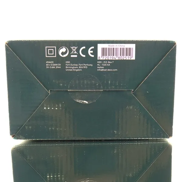 Lumineo LED Lichterkette Cherry XL Twinkle transparent 9 Meter 60 Lichter - warmweiß