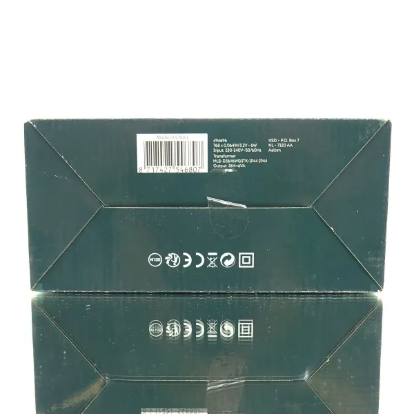 Lumineo LED Lichterkette Cluster schwarz 6 Meter 768 Lichter - warmweiß