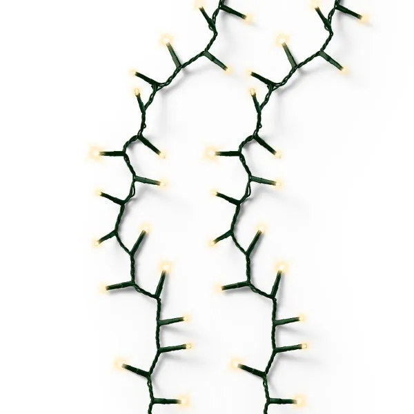 Lumineo LED Lichterkette Compact grün 16 Meter 750 Lichter - softgold