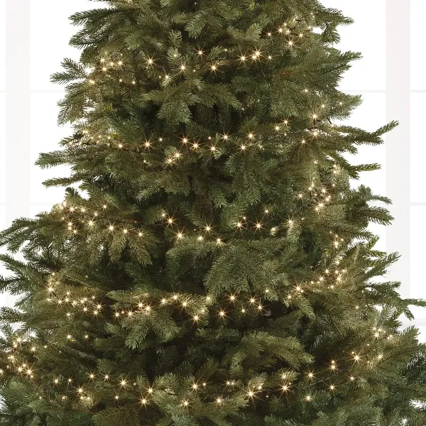 Lumineo LED Lichterkette Compact grün 16 Meter 750 Lichter - warmweiß