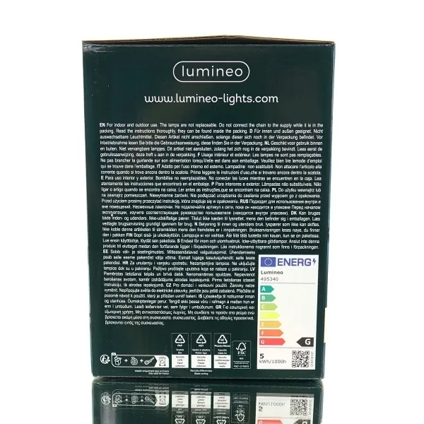 Lumineo LED Lichterkette Compact frün 22,5 Meter 1000 Lichter - warmweiß