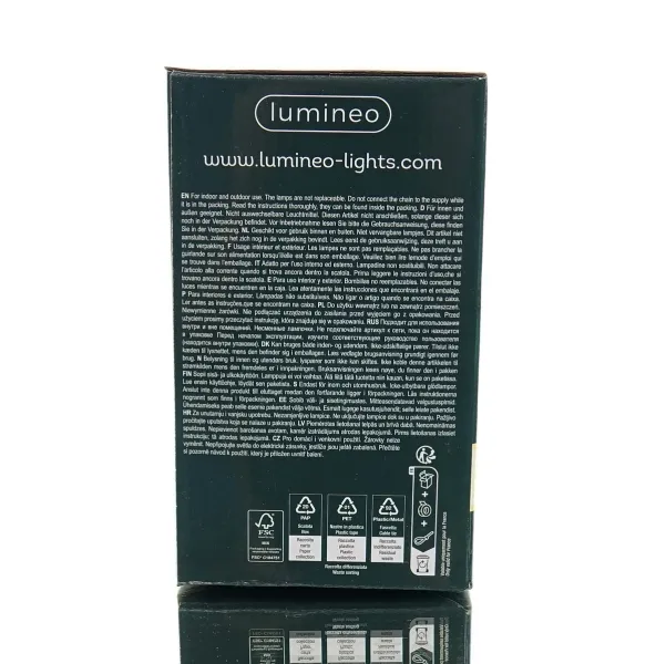 Lumineo LED Lichterkette Compact grün 16 Meter 750 Lichter - warmweiß / klassisch warm