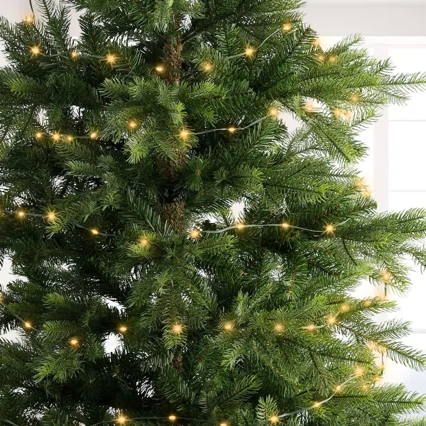 Lumineo LED Lichterkette Micro flex wire grün 27 Meter 360 Lichter - klassisch warm