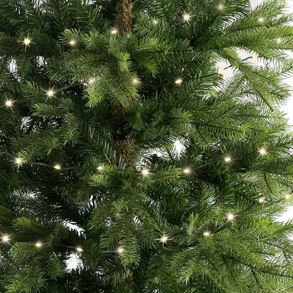 Lumineo LED Lichterkette Micro flex wire grün 36 Meter 480 Lichter - warmweiß