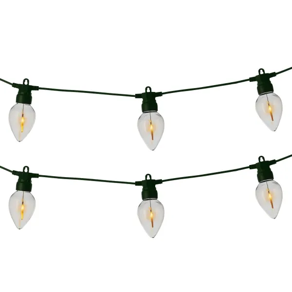 Lumineo LED Party Lichterkette Ø 4,7 cm 350 cm 8 Lichter- Outdoor