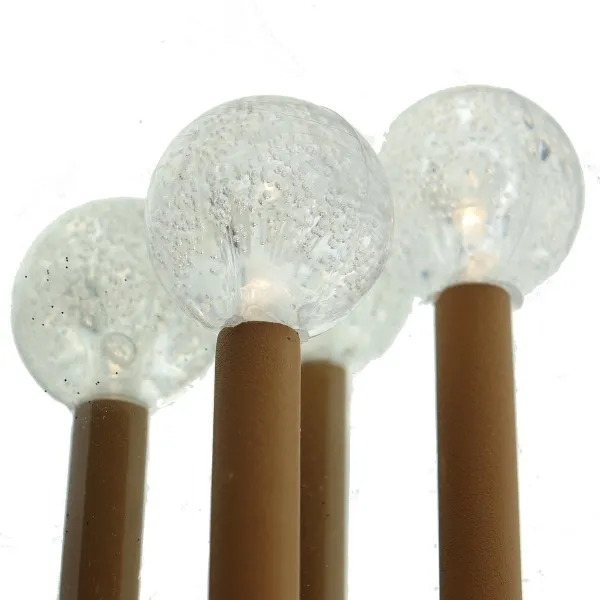 Lumineo LED Kugelleuchten auf Stäben 8 Funktionen,outdoor - 6 Stück