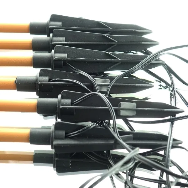 Lumineo LED Kugelleuchten auf Stäben 8 Funktionen,outdoor - 6 Stück