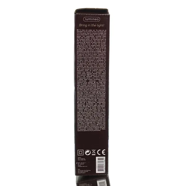 Lumineo Micro LED-Stabbeleuchtung schwarz warmweiß Outdoor, L: 180 cm - W: 10 cm - H: 20 cm
