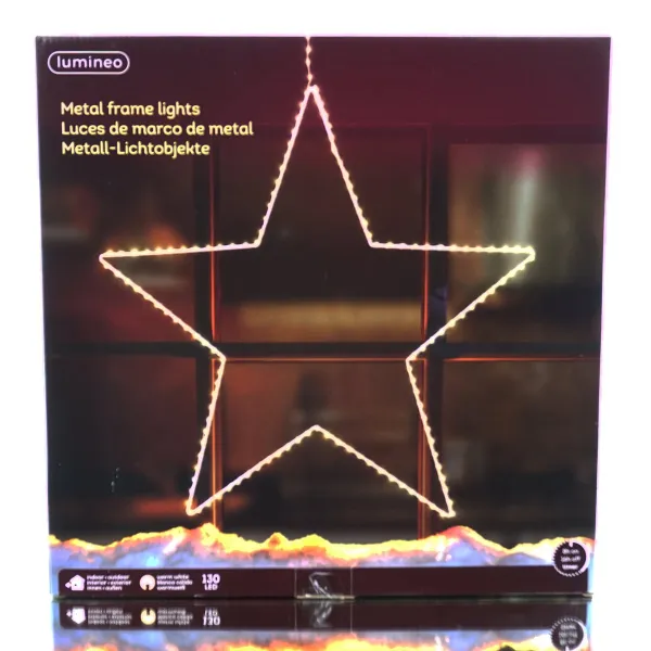 Lumineo Micro-LED Stern Ø 38 cm 130 Lichter - warmweiß Lumineo Micro-LED Stern Ø 38 cm 130 Lichter - warmweiß