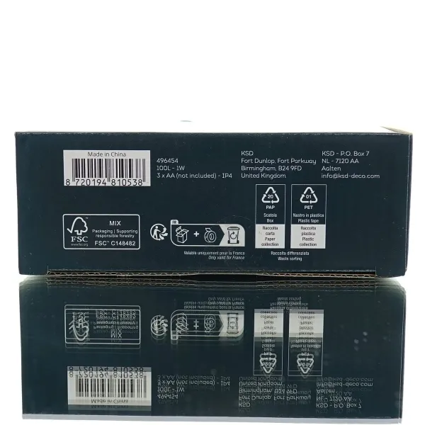 Lumineo Batterie Micro-LED Lichterkette Silberfarben 5 Meter 100 Lichter - warmweiß