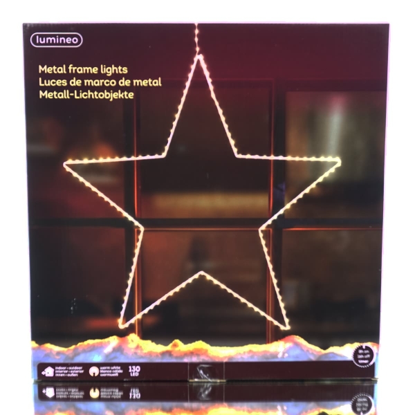 Lumineo Micro-LED Stern Ø 38 cm 130 Lichter - warmweiß