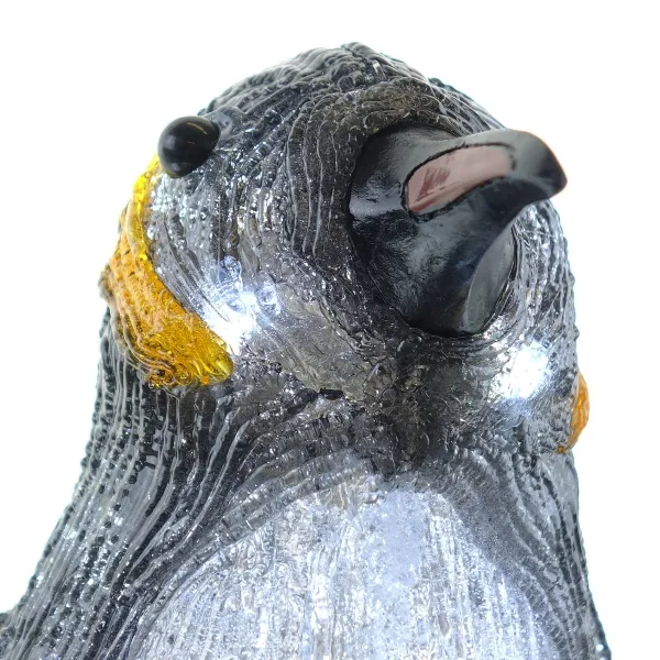 Lumineo Pinguin aus Acryl outdoorgeeignet 24 LED Höhe 33 cm - kaltweiß
