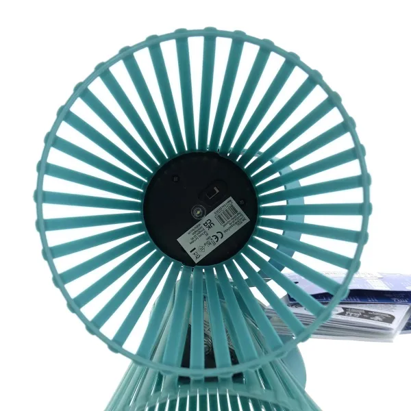 Lumineo Solar LED Lampe Blau Ø 14,5 cm Höhe 18,5 cm - Kunststoff