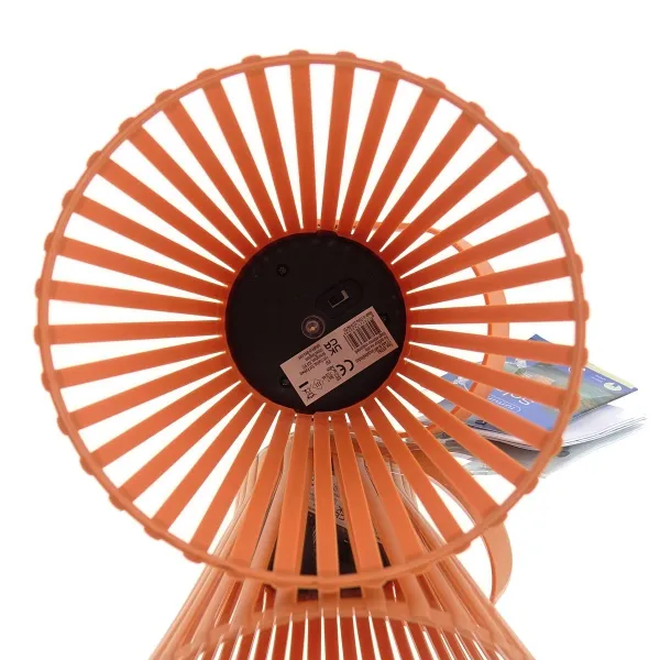 Lumineo Solar LED Lampe Orange Ø 14,5 cm Höhe 18,5 cm - Kunststoff