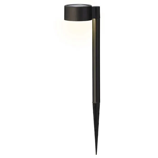 Lumineo Solar Wegbeleuchtung schwarz L: 11.8 cm W: 8,3 cm H: 20,5 cm warmweiß