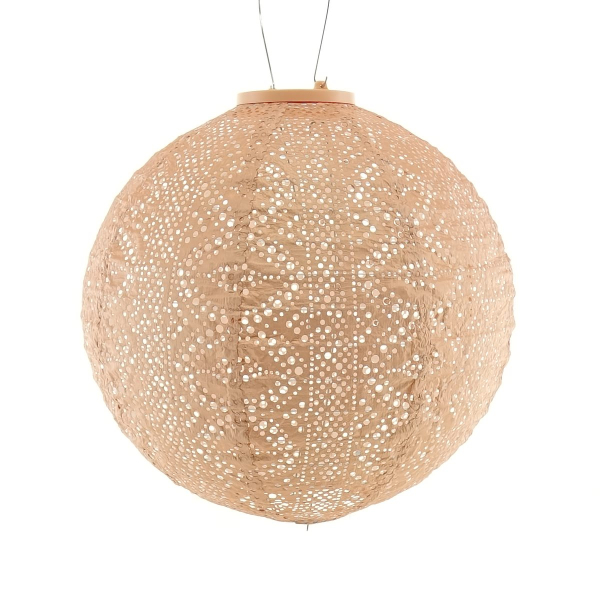 LUMIZ Lampe Folia rund Ø 30 cm Apricotfarben