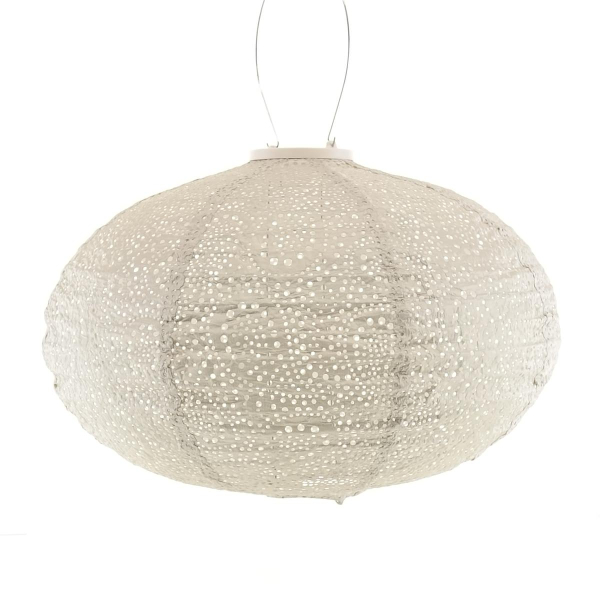 LUMIZ Lampe Paisley oval Ø 40 cm Soft Blush
