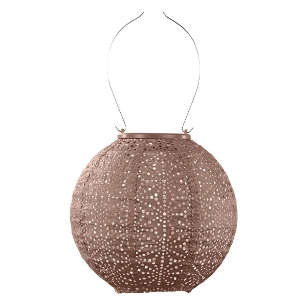 LUMIZ Lampe Sashiko Round Ø 20 cm Mocha Mousse