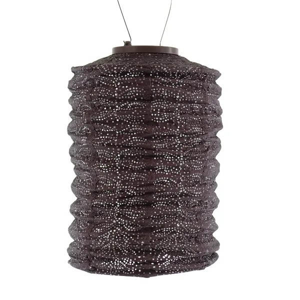 LUMIZ Lampion Solarlampe Cylinder 18 Folia Plum purpurrot Ø 18 cm - Tyvek® LUMIZ Lampion Solarlampe Cylinder 18 Folia Plum purpurrot Ø 18 cm - Tyvek®