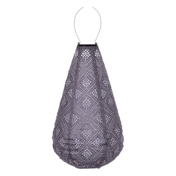 LUMIZ Lampion Solarlampe Drop 28 Topaze Mauve Purple Ø 28 cm - Tyvek®